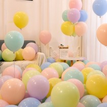 100 PCS 10inch balloon set wholesale macaron birthday party decoration accessories high-end feel