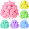 100 PCS 12inch balloon set wholesale macaron birthday party decoration accessories high-end feel