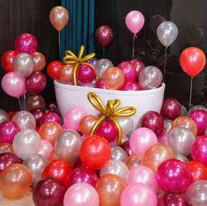 100 PCS 10inch Pearl balloon set wholesale  birthday party decoration accessories high-end feel