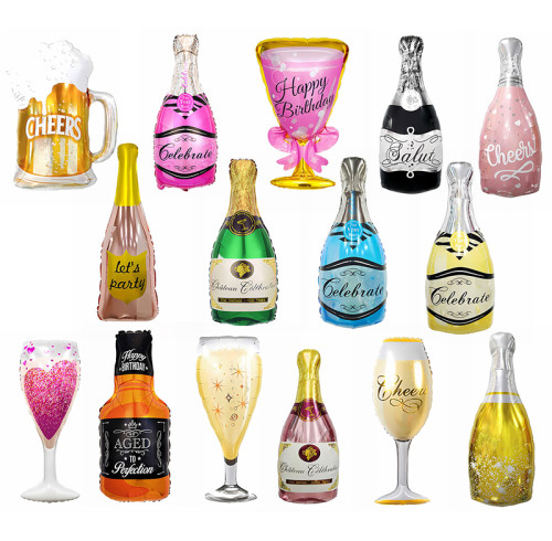 Giant Champagne Bottle (39 Inch) Foil Balloon | Party Decorations