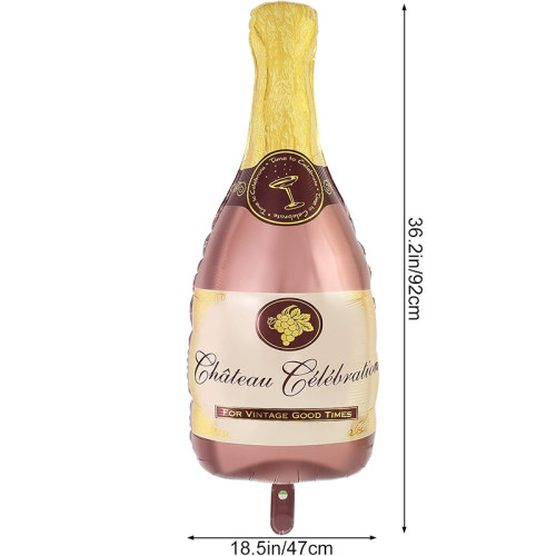Giant Champagne Bottle (39 Inch) Foil Balloon | Party Decorations