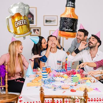 Giant Champagne Bottle (39 Inch) Foil Balloon | Party Decorations