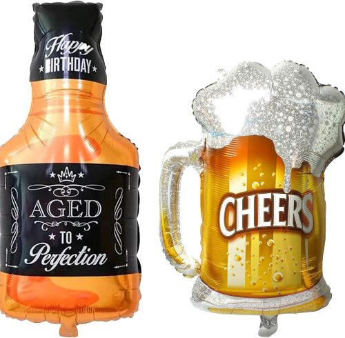 Giant Champagne Bottle (39 Inch) Foil Balloon | Party Decorations