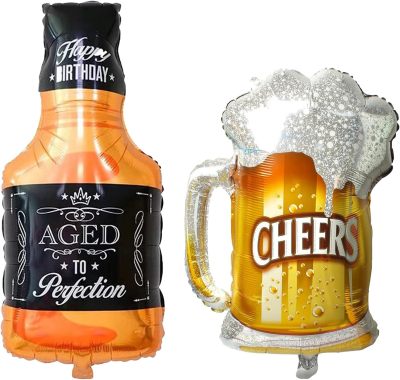 Giant Champagne Bottle (39 Inch) Foil Balloon | Party Decorations