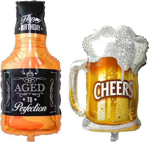 Giant Champagne Bottle (39 Inch) Foil Balloon | Party Decorations