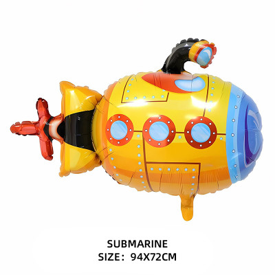 Large 4D Foil Construction Excavator Party Decorations, Easy to Inflate, Kids Birthday, Baby Shower