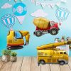 Large 4D Foil Construction Excavator Party Decorations, Easy to Inflate, Kids Birthday, Baby Shower