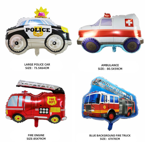 Large 4D Foil Construction Excavator Party Decorations, Easy to Inflate, Kids Birthday, Baby Shower