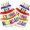 Happy Birthday Balloon Aluminum Foil Inflatable Polyester Film Balloon Cake, Used for Party Decoration