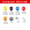 Racing theme balloon arch and garland set, racing theme party decoration