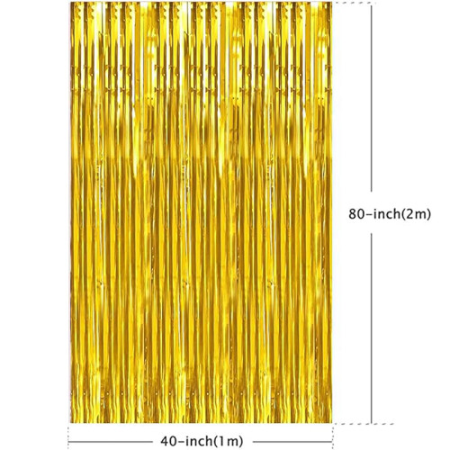 Foil curtain background green metal foil fringed curtain photo booth prop, party decoration