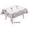 Birthday tablecloth, 72 x 54 inches rectangular tablecloth, party decoration