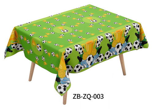 Birthday tablecloth, 72 x 54 inches rectangular tablecloth, party decoration