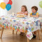 Birthday tablecloth, 72 x 54 inches rectangular tablecloth, party decoration