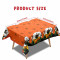 Halloween tablecloth, 72 x 54 inches rectangular tablecloth, party decoration