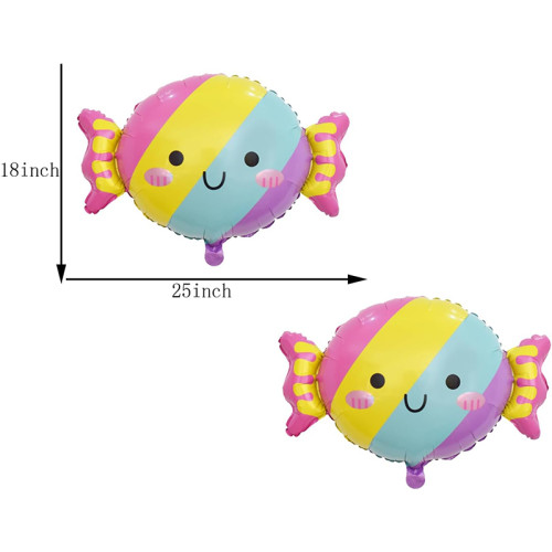 Ice Cream Cnady Foil Balloons Sweet Candy Foil Balloon for ice Cream Themed Party Decorations