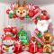 Santa's cane, reindeer, snowman, cartoon aluminum foil balloons, Christmas Party Decoration