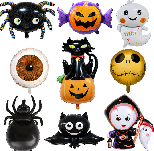 Halloween aluminum foil balloons for spooky and fun Party Decoration