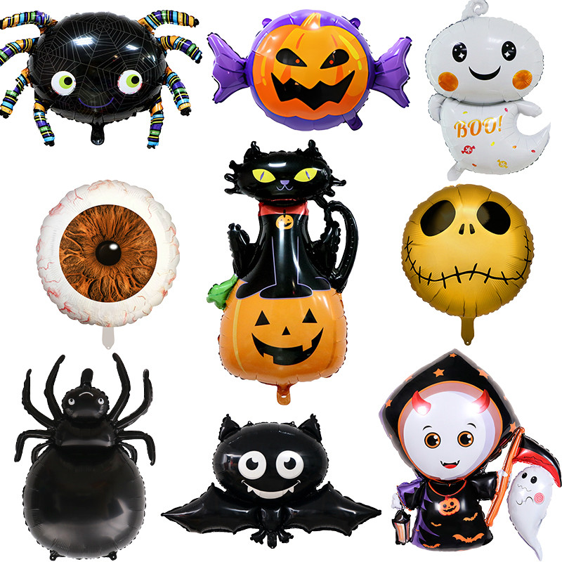 Halloween aluminum foil balloons for spooky and fun Party Decoration