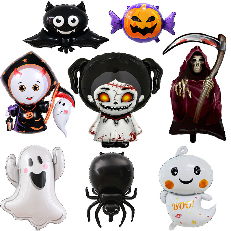 Halloween aluminum foil balloons for spooky and fun Party Decoration