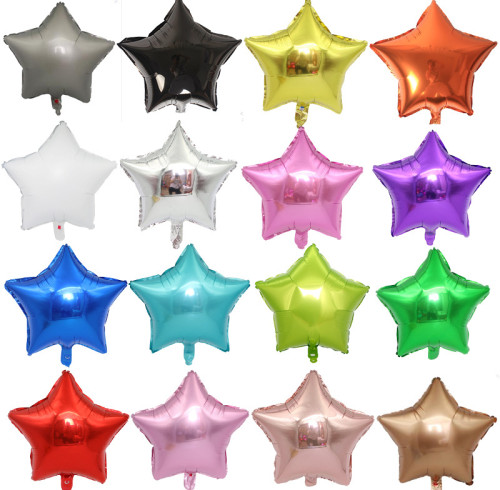 18 inch multi-color star balloons, birthday, wedding anniversary, Christmas party decoration