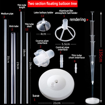 Balloon stand, table, floating arch base accessories, pillar ornaments, birthday party decoration