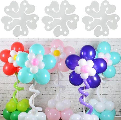 Double Layer Flower Balloon Connectors for  Birthday Party Baby Shower  party decoration