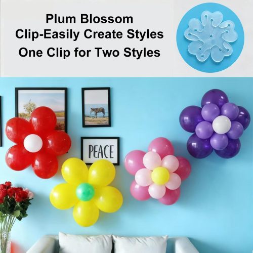 Double Layer Flower Balloon Connectors for  Birthday Party Baby Shower  party decoration