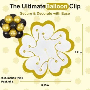 Double Layer Flower Balloon Connectors for  Birthday Party Baby Shower  party decoration