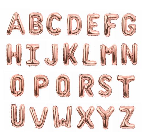 16 Inches A-Z Letter Balloons –Party Decorations, Birthday, Graduation and Hanging Alphabet Banners