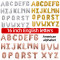 16 Inches A-Z Letter Balloons –Party Decorations, Birthday, Graduation and Hanging Alphabet Banners