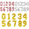 16 inch 0-9 aluminum foil balloon digital balloon anniversary baby shower party decoration