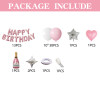 Happy Birthday Boys and Girls Scene Decoration Balloon 18th  Anniversary Atmosphere Party Decoration