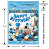 Happy Birthday Boys and Girls Scene Decoration Balloon 18th Anniversary Atmosphere Party Decoration