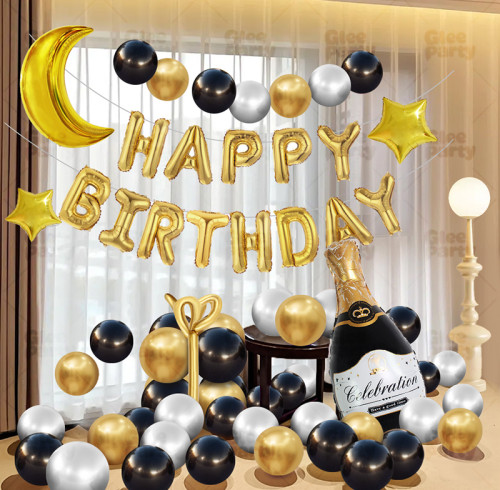 18th Anniversary Birthday Banquet Balloon Scene Decoration for Girls and Boys Party Decoration