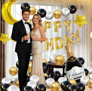 18th Anniversary Birthday Banquet Balloon Scene Decoration for Girls and Boys Party Decoration