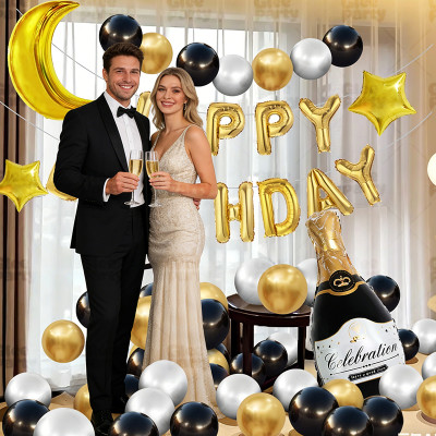 18th Anniversary Birthday Banquet Balloon Scene Decoration for Girls and Boys Party Decoration