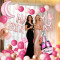 18th Anniversary Birthday Banquet Balloon Scene Decoration for Girls and Boys Party Decoration