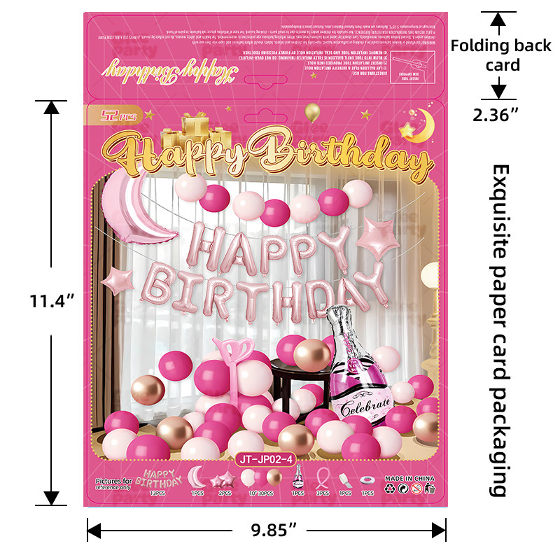 Balloon business card printing packaging