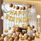 18th Anniversary Birthday Banquet Balloon Scene Decoration for Girls and Boys Party Decoration