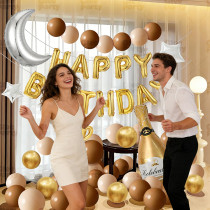 18th Anniversary Birthday Banquet Balloon Scene Decoration for Girls and Boys Party Decoration