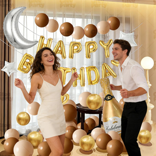 18th Anniversary Birthday Banquet Balloon Scene Decoration for Girls and Boys Party Decoration