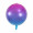 22-inch - 4D ball dual-color gradient purple-blue