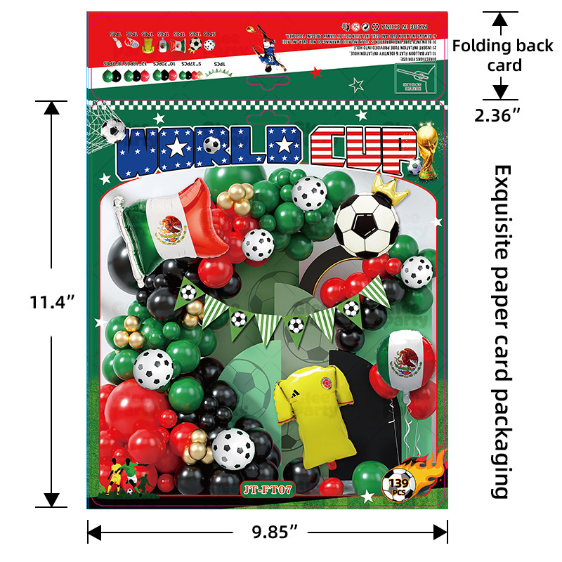 Balloon business card printing packaging