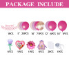 Mother's Day Balloon Arch Kit Hot Pink Gold Balloon Garland Kit