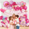 Mother's Day Balloon Arch Kit Hot Pink Gold Balloon Garland Kit
