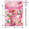 Mother's Day Balloon Arch Kit Hot Pink Gold Balloon Garland Kit