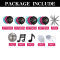 90s 80s Disco Theme Party Decorations,  Back to 90s 80s Hip Hop Birthday Supplies