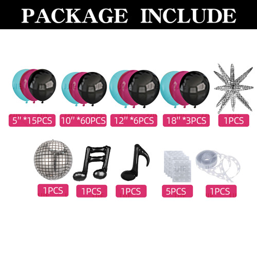 90s 80s Disco Theme Party Decorations,  Back to 90s 80s Hip Hop Birthday Supplies