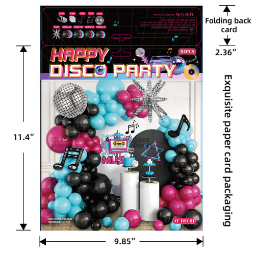 90s 80s Disco Theme Party Decorations,  Back to 90s 80s Hip Hop Birthday Supplies